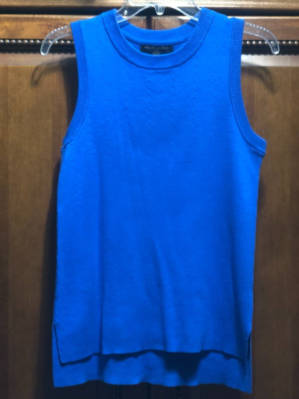 NWT Banana Republic Blue Pointelle Knit Tank XS